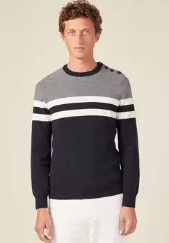 Вязаный свитер MIT LANGEN RMELN BONOBO Jeans, цвет bleu marine