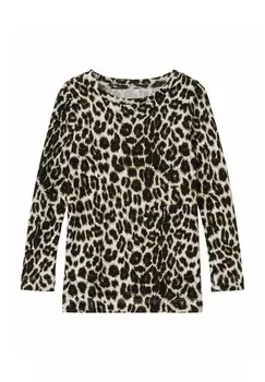 Вязаный свитер MIT LANGEN RMELN PRINT Name it, черный