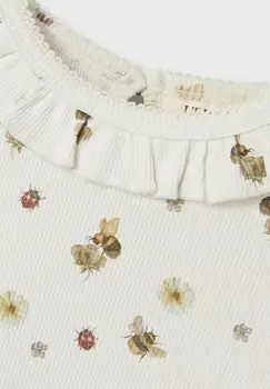 Вязаный свитер MIT LANGEN RMELN SLIM FIT Lil' Atelier, кремовый