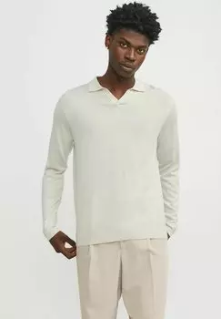 Вязаный свитер MIT RUNDHALS Jack & Jones, цвет snow white
