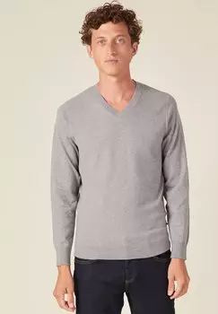 Вязаный свитер MIT V AUSSCHNITT BONOBO Jeans, цвет gris fonc