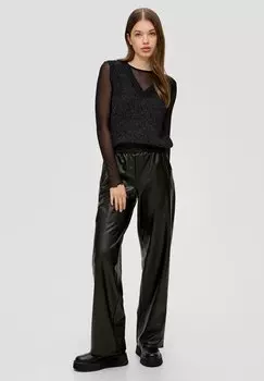 Вязаный свитер MIT V-NECK QS, цвет schwarz