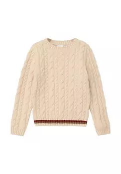 Вязаный свитер MIT ZOPFMUSTER s.Oliver, цвет beige