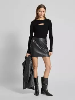 Вязаный свитер модель «Вики» - Коллекция LeGer Studio LeGer by Lena Gercke, черный