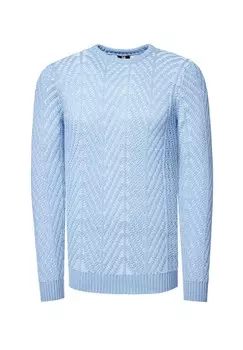 Вязаный свитер модного дизайна RUSTY NEAL, голубой