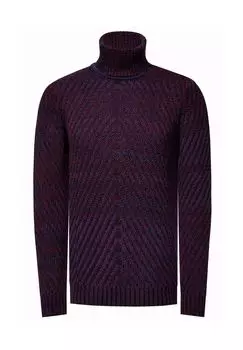 Вязаный свитер модного контрастного дизайна RUSTY NEAL, цвет Marine