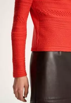 Вязаный свитер MOLENE Luisa Spagnoli, оранжевый