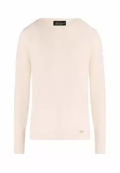 Вязаный свитер MOSSA Luisa Spagnoli, кремовый