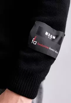 Вязаный свитер MSGM, черный