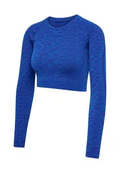 Вязаный свитер MT CROP Hummel, синий