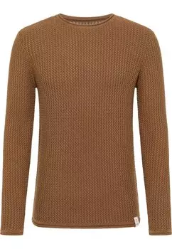 Вязаный свитер Mustang, цвет braun
