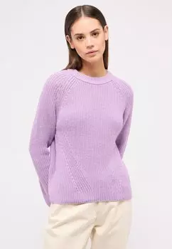 Вязаный свитер Mustang, цвет lila