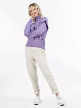 Вязаный свитер Mymo, фиолетовый