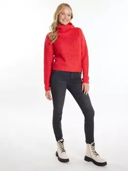 Вязаный свитер Mymo, красный