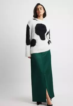 Вязаный свитер NA-KD, белый