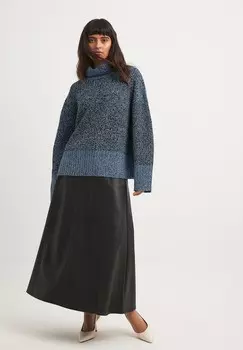 Вязаный свитер NA-KD, синий
