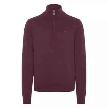 Вязаный свитер на короткой молнии. POLO SYLT, цвет rot