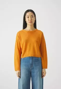 Вязаный свитер NERINA WEEKEND MaxMara, цвет ocra