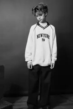 Вязаный свитер new york giants nfl ZARA, экрю/синий