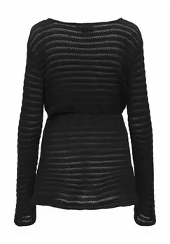 Вязаный свитер NORMAL GESCHNITTEN ONLY MATERNITY, черный