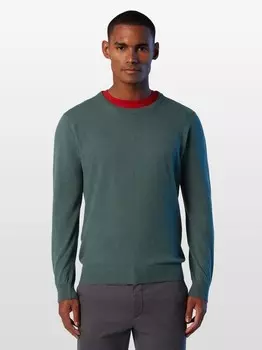 Вязаный свитер North Sails, бирюзовый