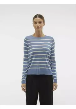 Вязаный свитер NOVA O-NECK Vero Moda, цвет coronet blue