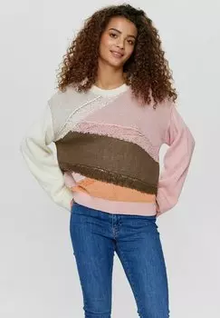 Вязаный свитер NUATTIKA Nmph, цвет almond blossom