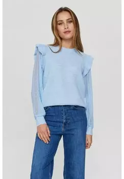 Вязаный свитер NUMILA PULLOVER Nmph, цвет clear sky