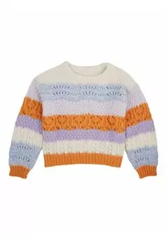 Вязаный свитер O NECK JUNIOR BALOON ARM VERO MODA Girl, цвет birch