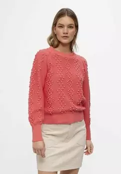 Вязаный свитер OBJSANNA Object, цвет georgia peach