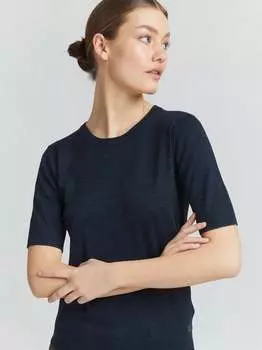 Вязаный свитер окшелин Oxmo, синий