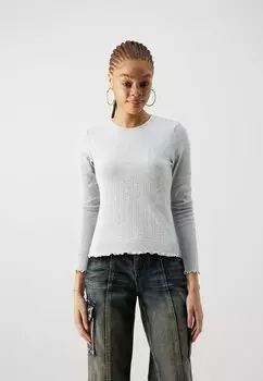 Вязаный свитер ONLCARLOTTA ONLY, цвет light grey melange