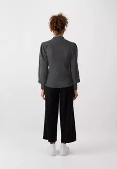 Вязаный свитер ONLKATIA HIGHNECK ONLY Tall, темно-серо-пестрый