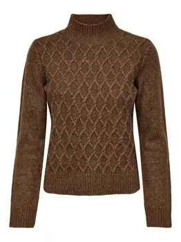 Вязаный свитер onlmacadamia Only, коричневый