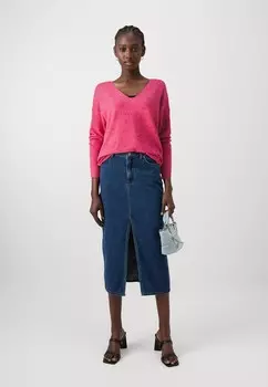 Вязаный свитер ONLRICA LIFE L/S NOOS ONLY, розовый