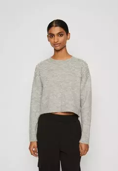 Вязаный свитер ONLVICKI ONLY Petite, цвет medium grey melange