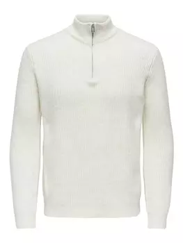 Вязаный свитер Only&Sons, белый