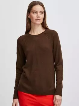 Вязаный свитер от malea B.Young, коричневый