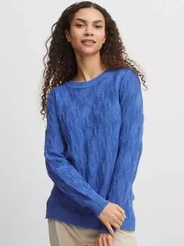 Вязаный свитер от milja B.Young, синий