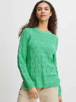 Вязаный свитер от milja B.Young, зеленый