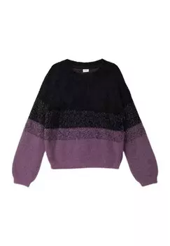 Вязаный свитер OVERSIZED MIT FARBVERLAUF s.Oliver, цвет schwarz