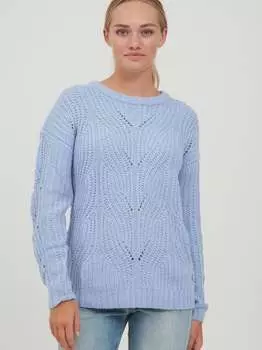 Вязаный свитер оксьяра Oxmo, синий
