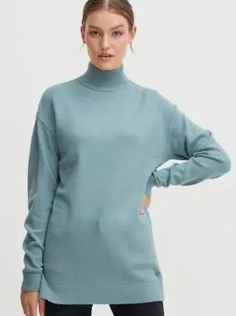 Вязаный свитер оксратина Oxmo, синий