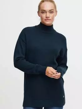 Вязаный свитер оксратина Oxmo, синий