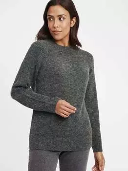 Вязаный свитер оксжанна Oxmo, серый