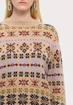 Вязаный свитер PARIDE WEEKEND MaxMara, бежевый