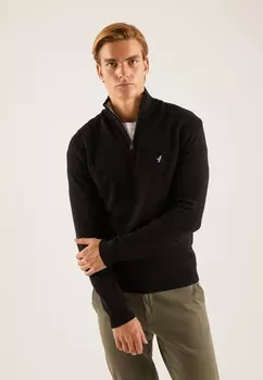 Вязаный свитер Pier One, черный