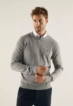 Вязаный свитер Pier One, цвет mottled grey