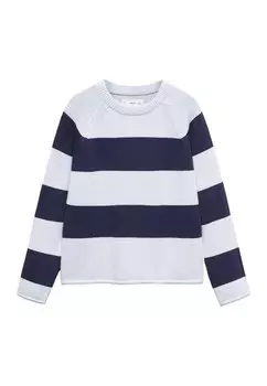 Вязаный свитер PISA Mango Kids, цвет ciemnogranatowy