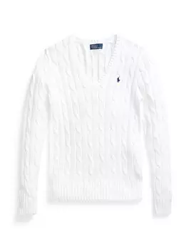 Вязаный свитер Polo Ralph Lauren, белый